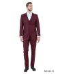Tazio Men's 3 Piece Executive Slim Fit Suit - 5 Button Vest