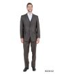 Tazio Men's 3 Piece Sharkskin Suit - Textured Solid