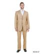 Tazio Men's 3 Piece Sharkskin Suit - Textured Solid