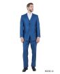 Tazio Men's 3 Piece Sharkskin Suit - Textured Solid