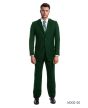 CCO Men's Outlet 2 Piece Solid Executive Suit - Flat Front Pants