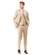 Tazio Men's 3 Piece Slim Fit Executive Suit - Classy Business