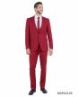 Tazio Men's 3 Piece Ultra Slim Fit Executive Suit - Classy Business