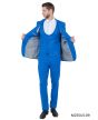 Tazio Men's 3 Piece Ultra Slim Fit Executive Suit - Classy Business