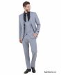 Light Grey Suit Ultra Slim Fit Suit Skinny Suits for Men Big and Tall Suits