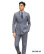 Azzuro Men's 2 Piece Tailored Fit Suit - Double Breasted