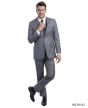 Azzuro Men's 3 Piece Executive Suit - Notch Lapel
