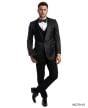 CCO Men's Outlet 3 Piece Executive Suit - Paisley Pattern