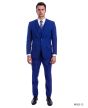 CCO Men's 3 Piece Solid Executive Outlet Suit - Flat Front Pants
