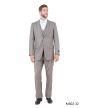 CCO Men's 3 Piece Solid Executive Outlet Suit - Flat Front Pants