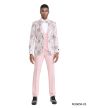 Tazio Men's 4 Piece Skinny Fit Suit - Vibrant Color