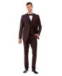 CCO Men's Outlet 3 Piece Executive Suit - Tweed Look