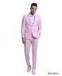 Tazio Men's 2 Piece Skinny Fit Suit - Solid Color