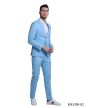 CCO Men's Outlet 2 Piece Skinny Fit Suit - Solid Color