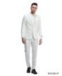 Tazio Men's 2 Piece Skinny Fit Suit - Solid Color