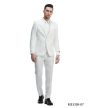 CCO Men's Outlet 2 Piece Skinny Fit Suit - Solid Color