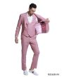 CCO Men's Outlet 3 Piece Skinny Fit Suit - Double Breasted Vest
