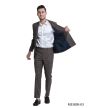 Tazio Men's 2 Piece Skinny Fit Suit - Sharkskin
