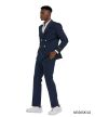 Tazio Men's Outlet 2 Piece Skinny Fit Suit - Gold Buttons