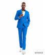 Tazio Men's 3 Piece Skinny Fit Suit - Lighter Tones
