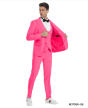 CCO Men's Outlet 3 Piece Skinny Fit Suit - Lighter Tones