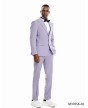 CCO Men's Outlet 3 Piece Skinny Fit Suit - Lighter Tones