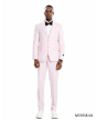 CCO Men's Outlet 3 Piece Skinny Fit Suit - Lighter Tones