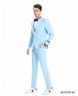 CCO Men's Outlet 3 Piece Skinny Fit Suit - Lighter Tones