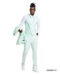 CCO Men's Outlet 3 Piece Skinny Fit Suit - Polka Dot