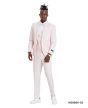 Tazio Men's 3 Piece Skinny Fit Suit - Polka Dot