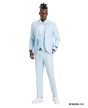 Tazio Men's 3 Piece Skinny Fit Suit - Polka Dot