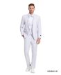 Tazio Men's 3 Piece Skinny Fit Suit - Polka Dot