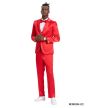 CCO Men's Outlet 3 Piece Skinny Fit Suit - Sharkskin