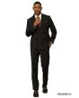 Tazio Men's 2 Piece Skinny Fit Suit - Double Breasted