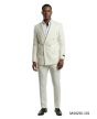 Ivory Double Breasted Suit for Men Skinny Fit Pants
