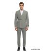 Grey Double Breasted Suit for Men Skinny Fit Pants