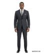 Charcoal Suit Men's Three Piece Suits Modern Fit Suits for Guys