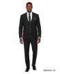 CCO Men's Outlet 3 Piece Hybrid Fit Suit - Checker Plaid