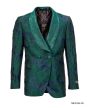 Empire Men's Luxurious Sport Coat - Floral Accents