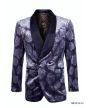 CCO Men's Outlet Luxurious Sport Coat - Dark Floral Pattern