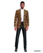 Empire Men's Luxurious Sport Coat - Sunflower Pattern