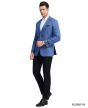 Tazio Men's Slim Fit Fashion Sport Coat - Bold Solid Color