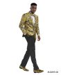 Tazio Men's Classic Fashion Sport Coat - Layered Floral Pattern