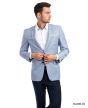 Tazio Men's Classic Fashion Sport Coat - Layered Windowpane