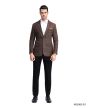 Tazio Men's Slim Fit Fashion Sport Coat - Checker Plaid