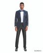 Tazio Men's Slim Fit Fashion Sport Coat - Vibrant Flowers