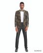 Tazio Men's Slim Fit Fashion Sport Coat - Vibrant Flowers