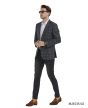 Tazio Men's Classic Fashion Sport Coat - Plaid Pattern