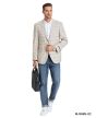 Tazio Men's Classic Fashion Sport Coat - Classic Glen Plaid