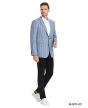 Tazio Men's Slim Fit Fashion Sport Coat - Classic Plaid
